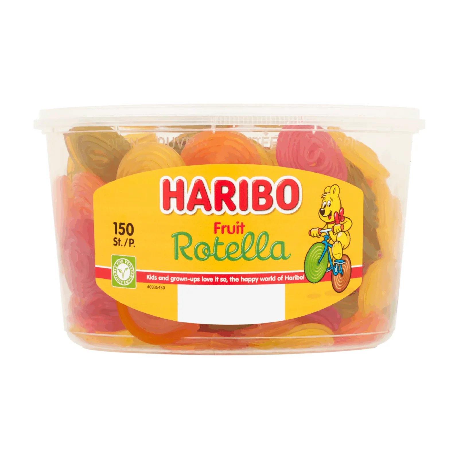 Haribo Fruit Rotella (150 stuks) - Afbeelding 2