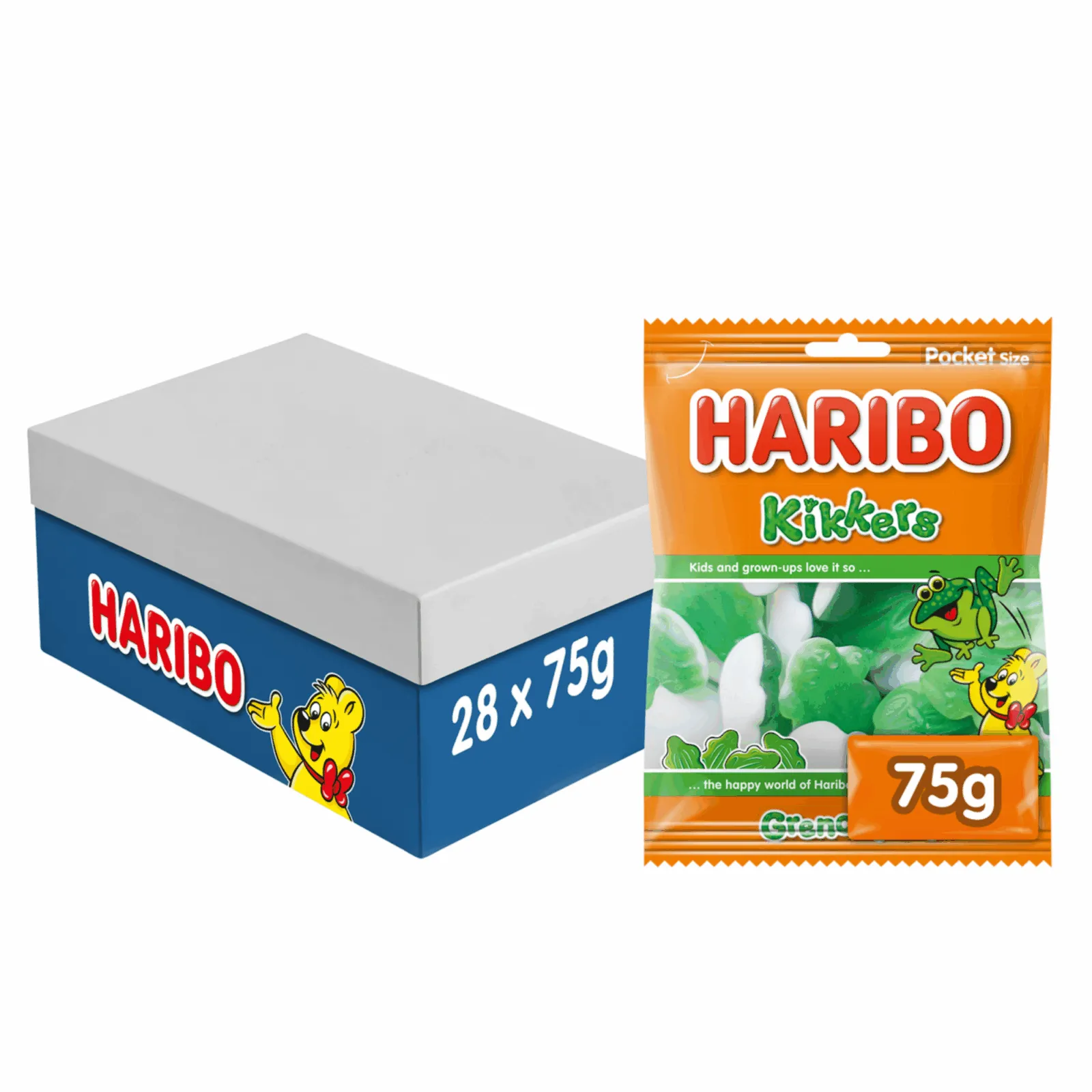 Haribo Kikkers (28x 75gr)