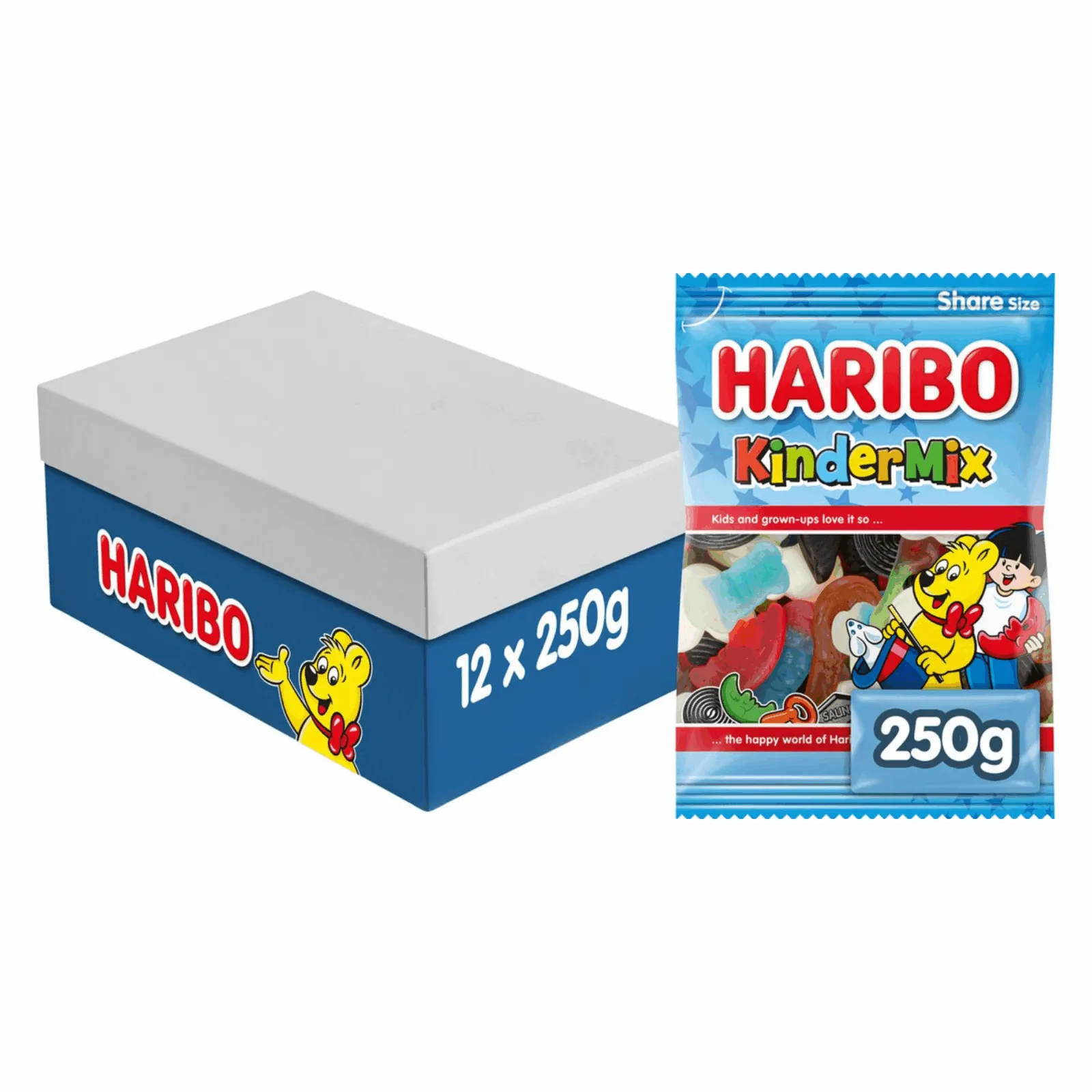 Haribo Kindermix Zak (12x 250gr)