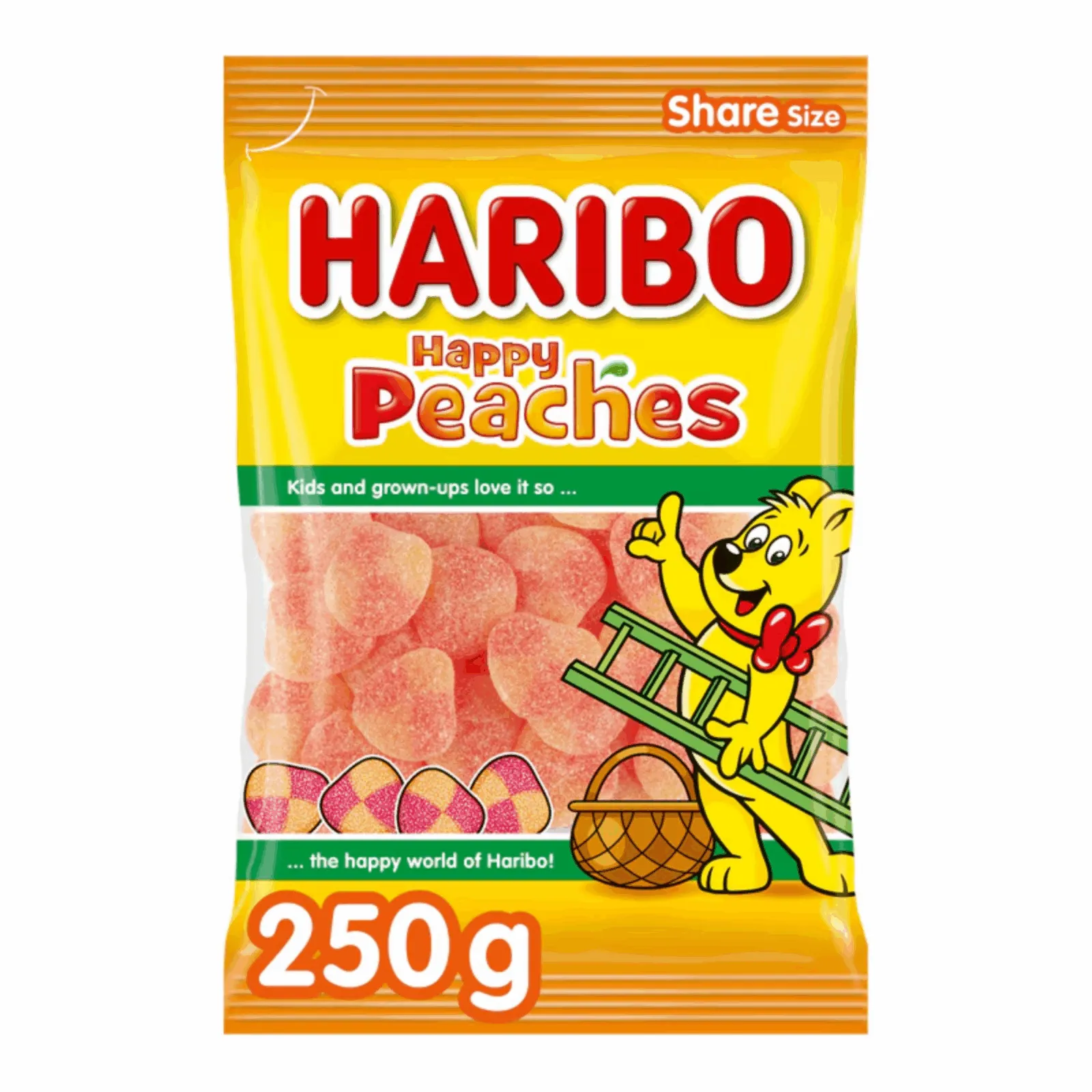 Haribo Perziken Zak (10x 250gr)