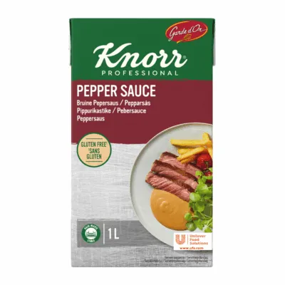 Knorr Garde d'Or Bruine Pepersaus (1 liter)