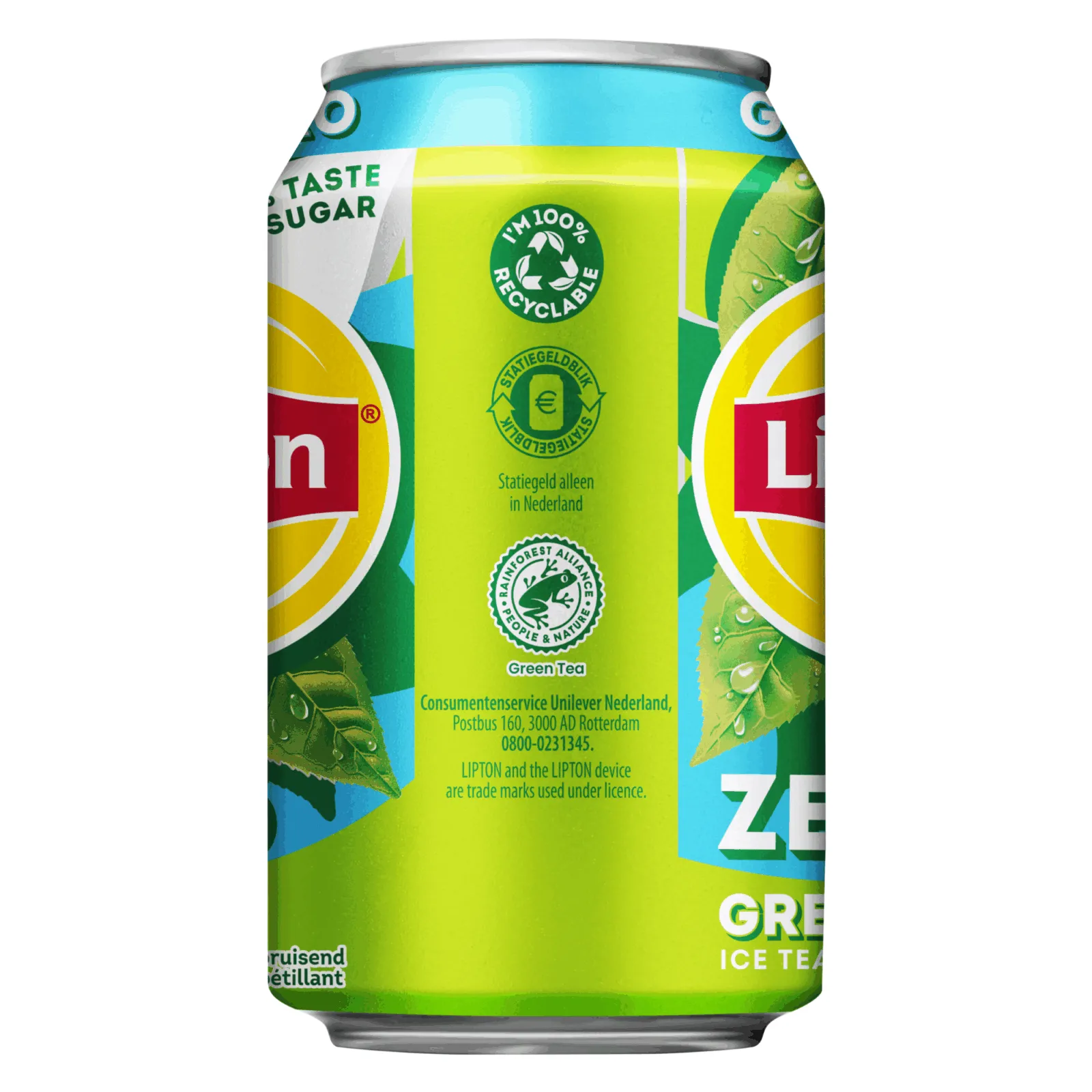 Lipton Ice Tea Green Zero Blik (24x 33cl)