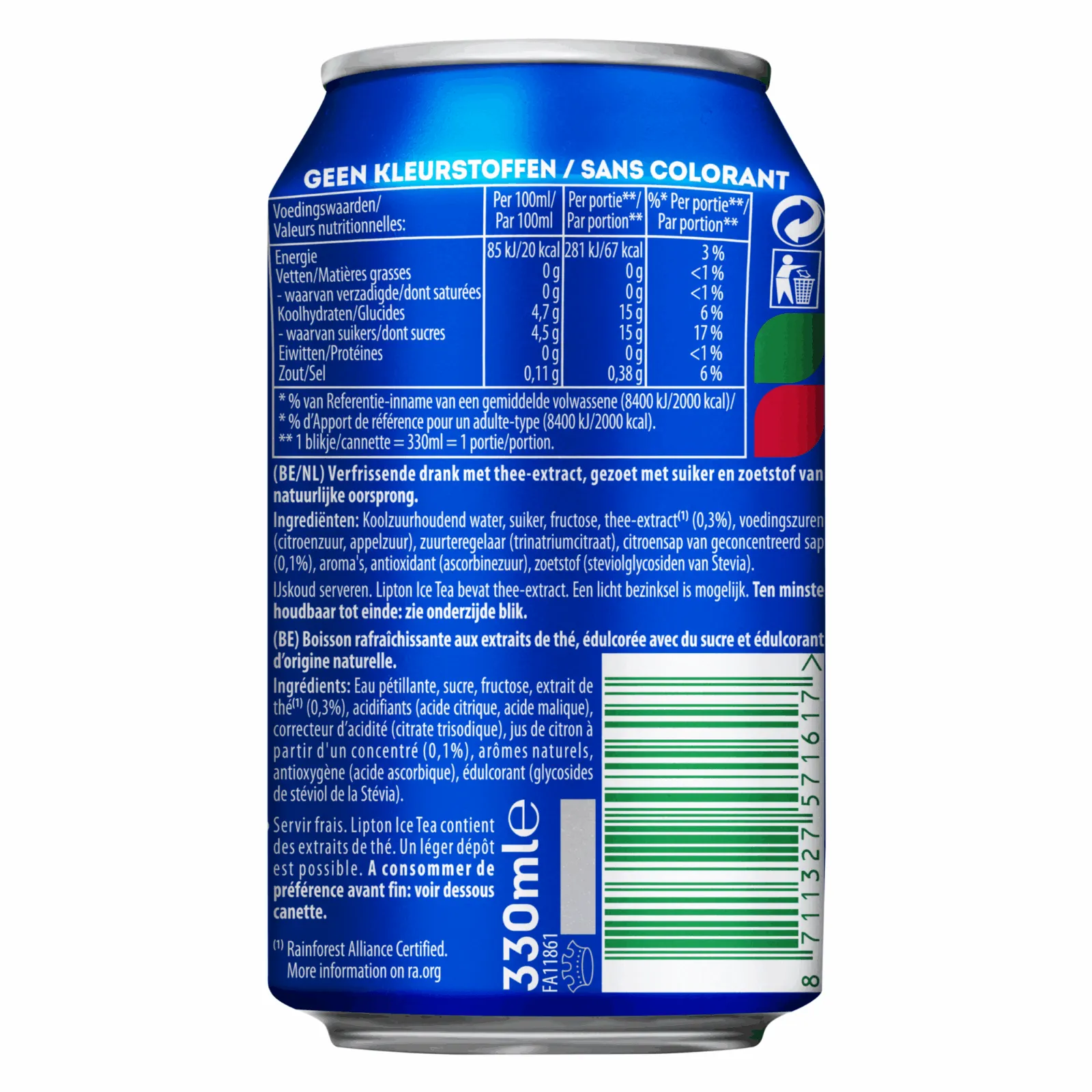 Lipton Ice Tea Sparkling (24x 33cl)