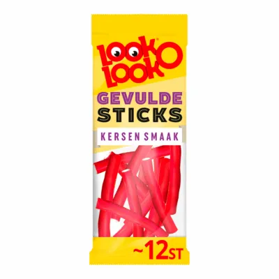 Look O Look Gevulde Kersen Sticks (15x 115g)