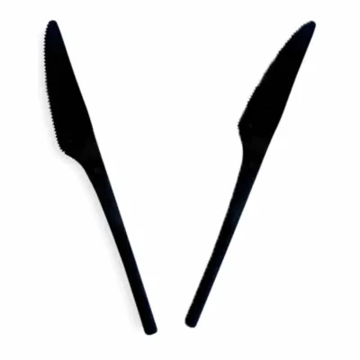 Mes Zwart 170 mm (50 stuks)