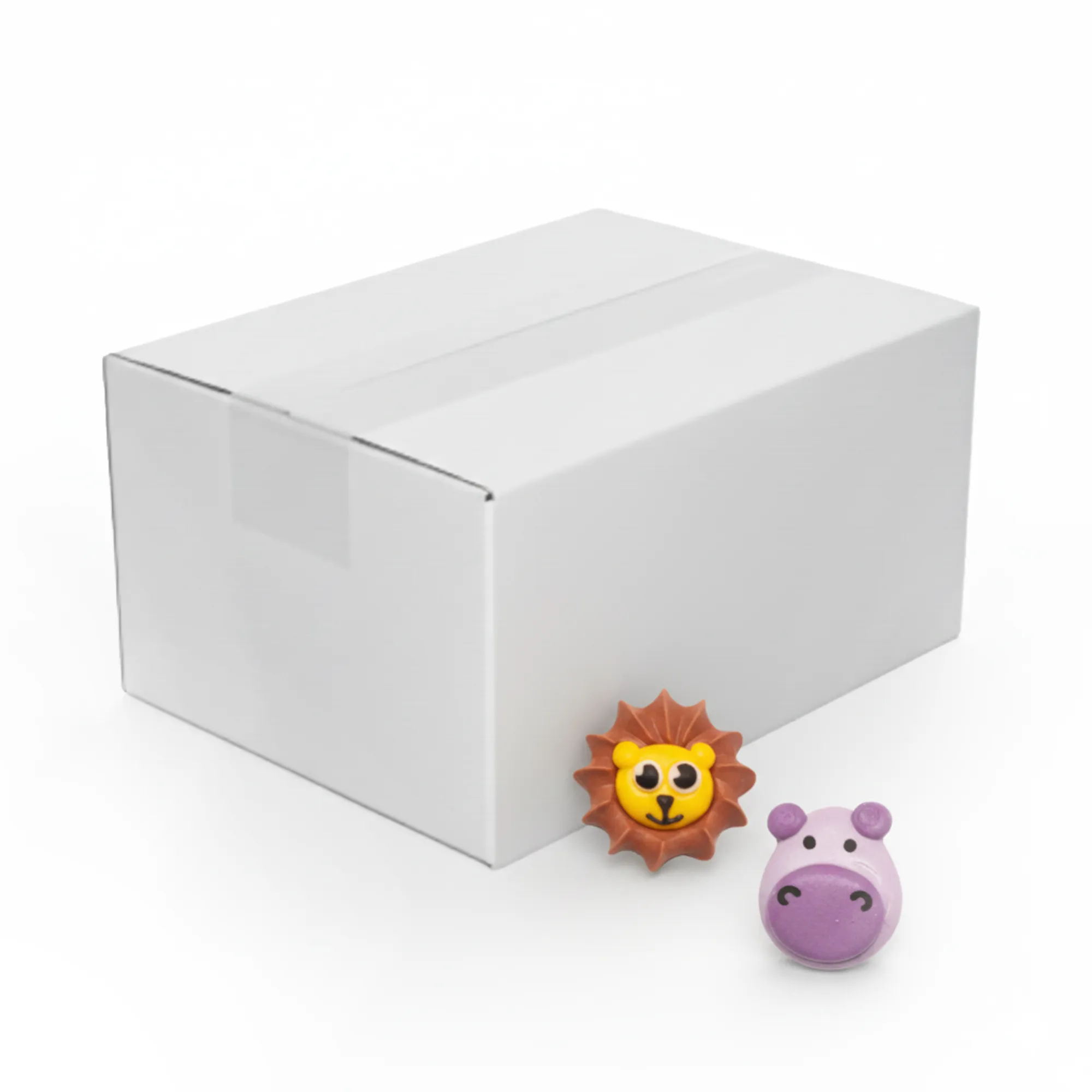 Nic Party Animals Nijlpaard Leeuw Suiker Elementen (56 stuks) doos