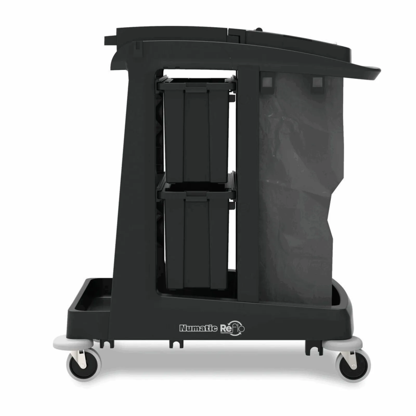 Numatic Werkwagen ECO-Matic EM2 2x 10L emmers