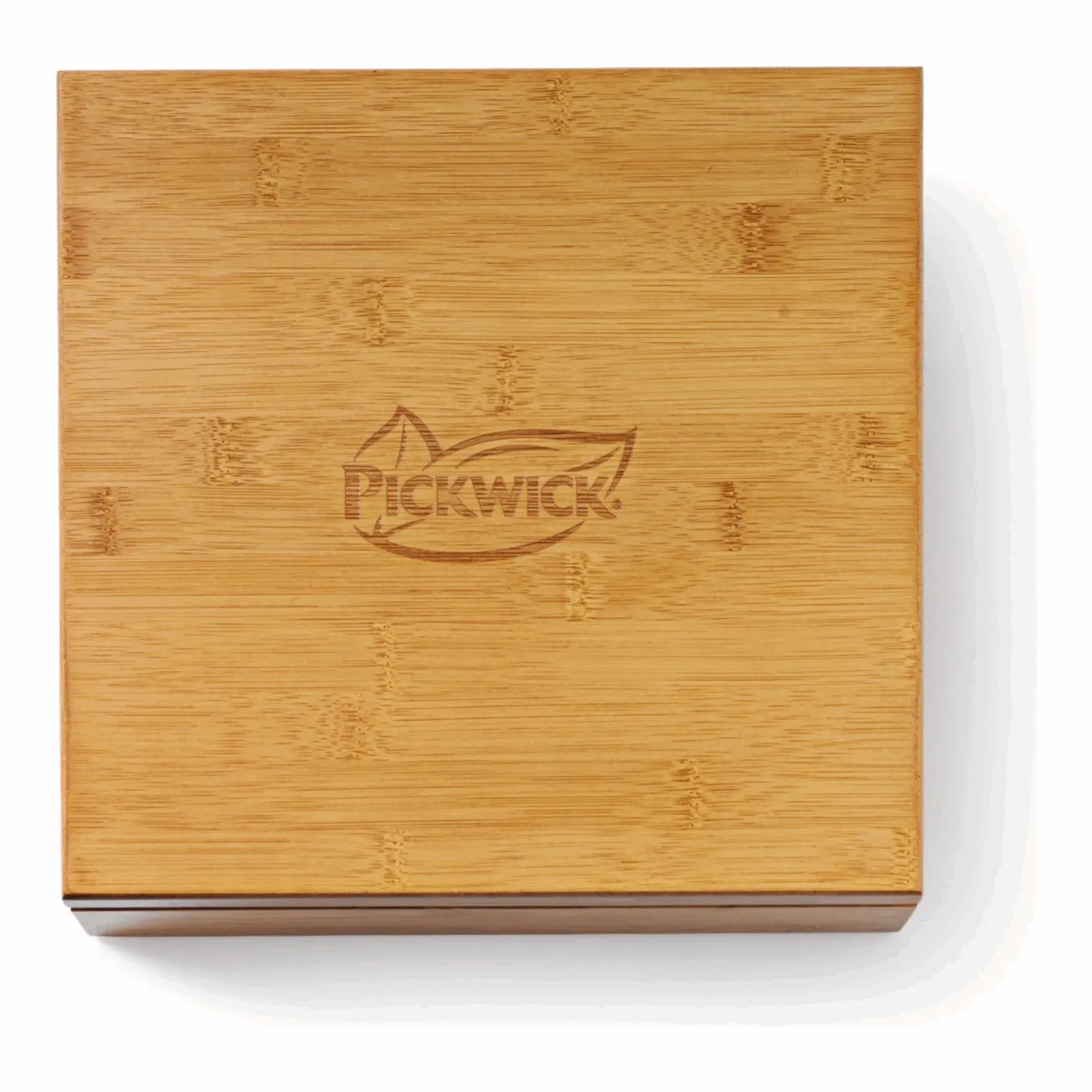 Pickwick Professional Theekist Bamboe 12-vaks doos bovenkant