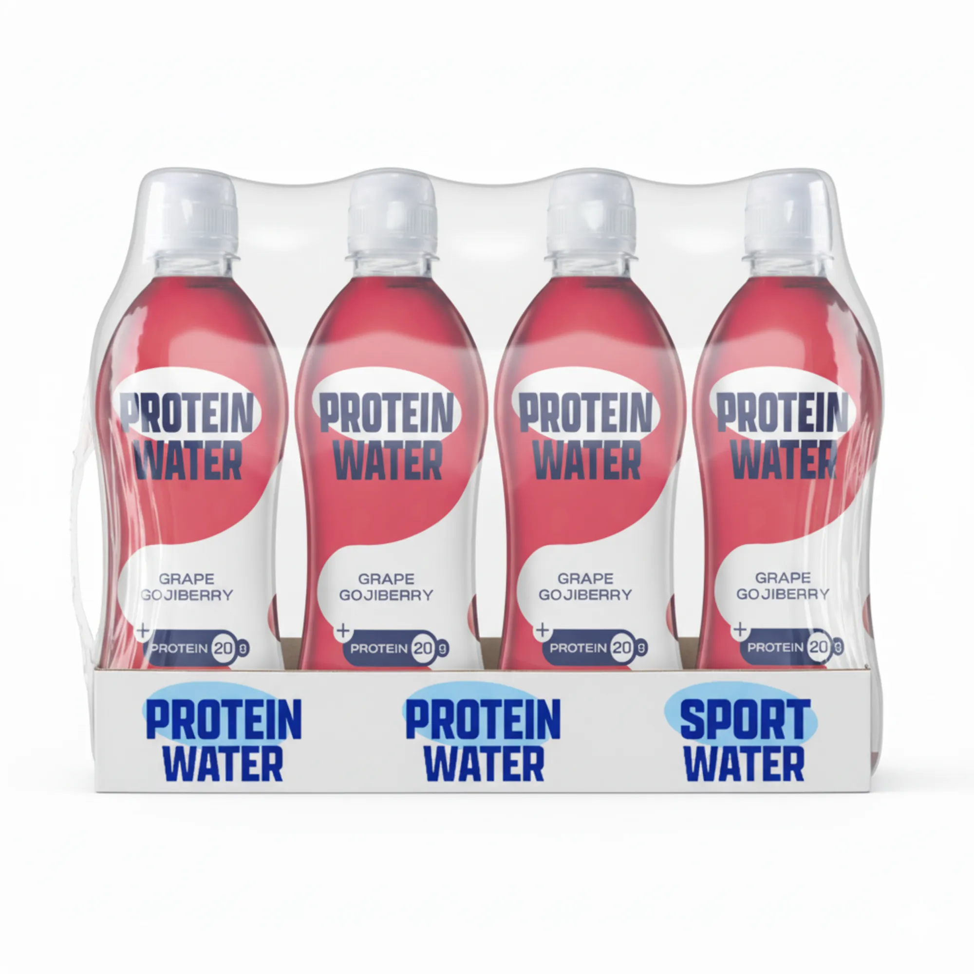Proteinwater Grape Gojiberry PET (12x 0,5 liter) tray