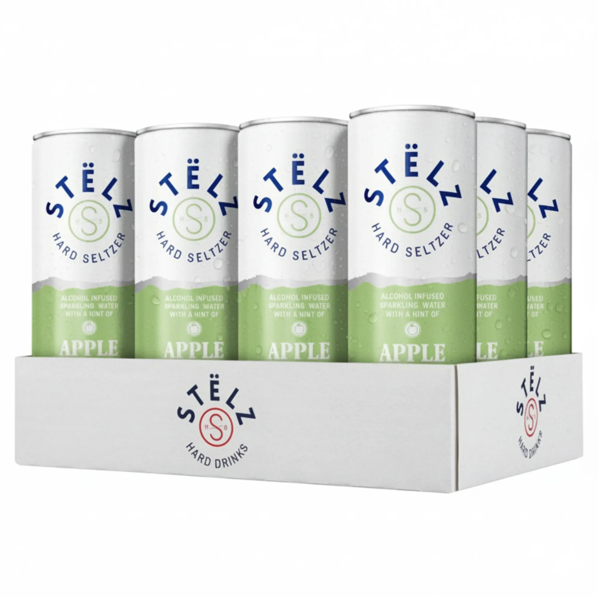 Stelz Hard Seltzer Apple blik (12x 25cl) tray