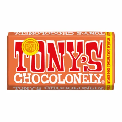 Tony’s Chocolonely Melk Karamel Zeezout (15x 180gr)