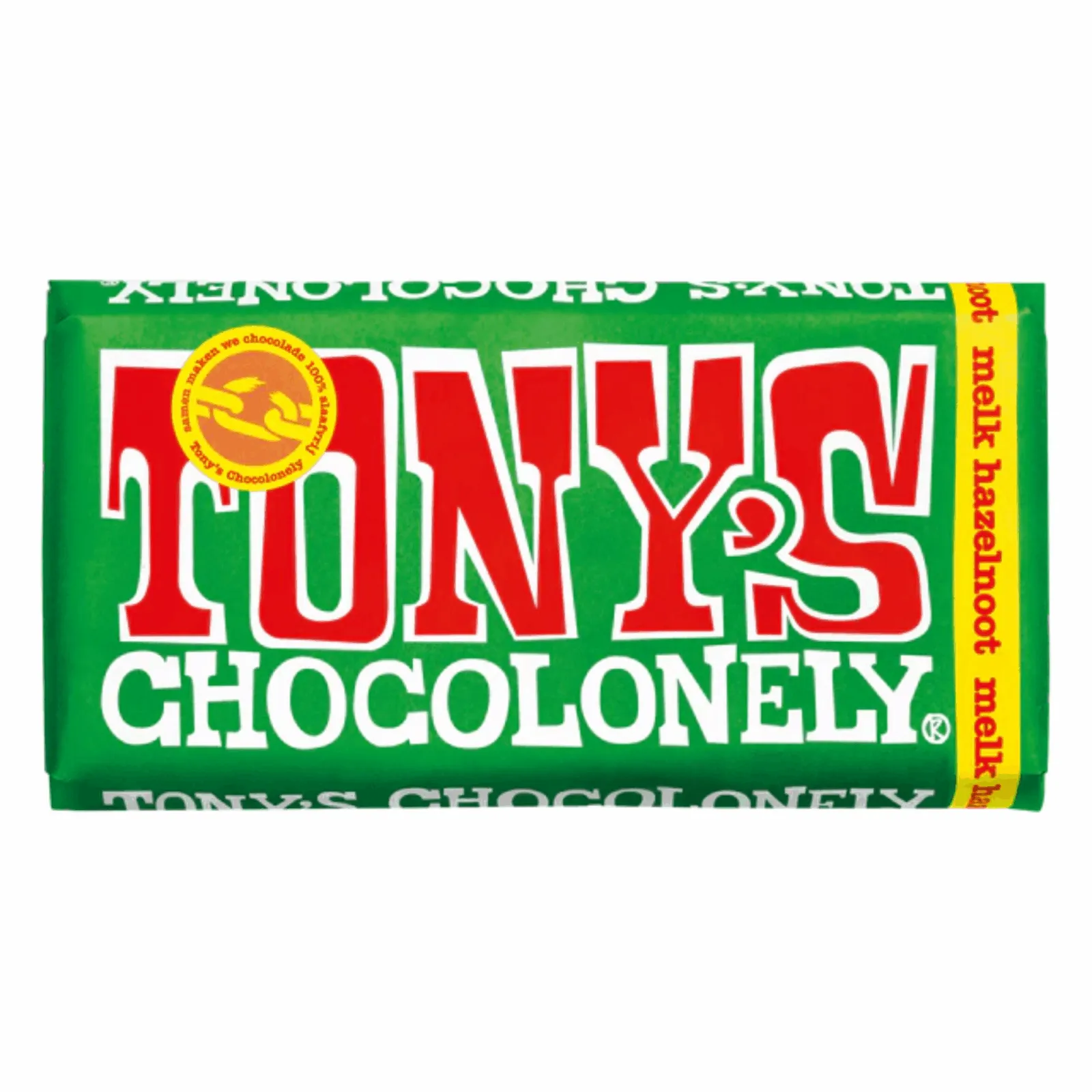 Tony’s Chocolonely Reep Melkchocolade Hazelnoot (15x 180gr)