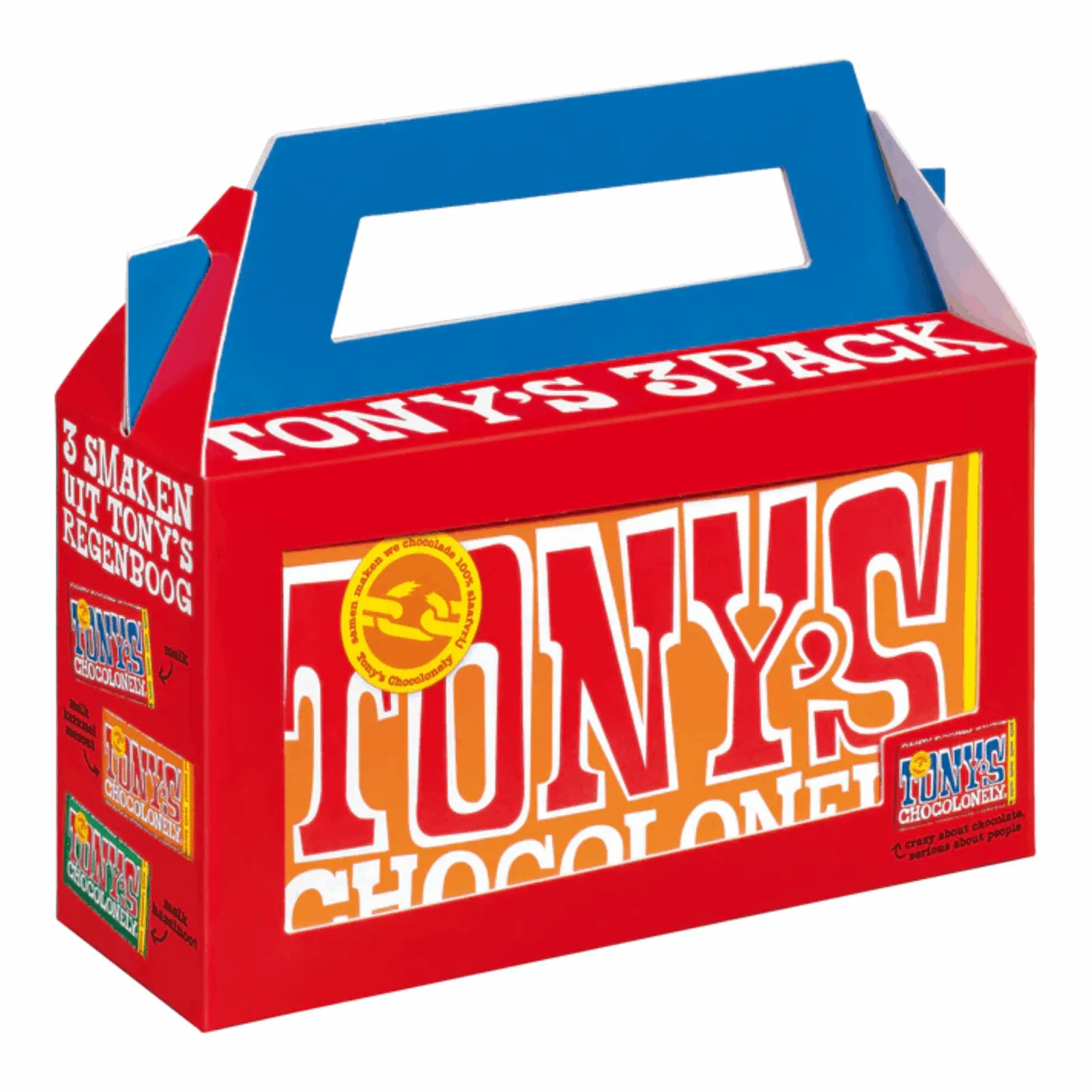 Tony’s Chocolonely rainbowpack classic (8x 3-pack)