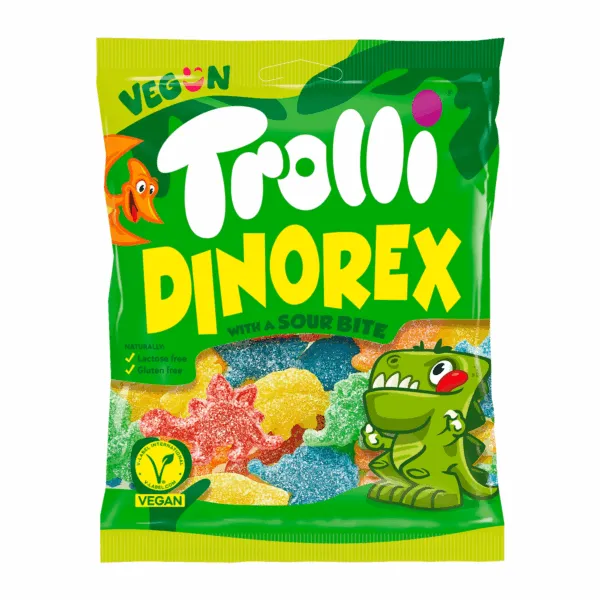 Trolli Dino Rex Veggie zakje (18x 200g) los zakje