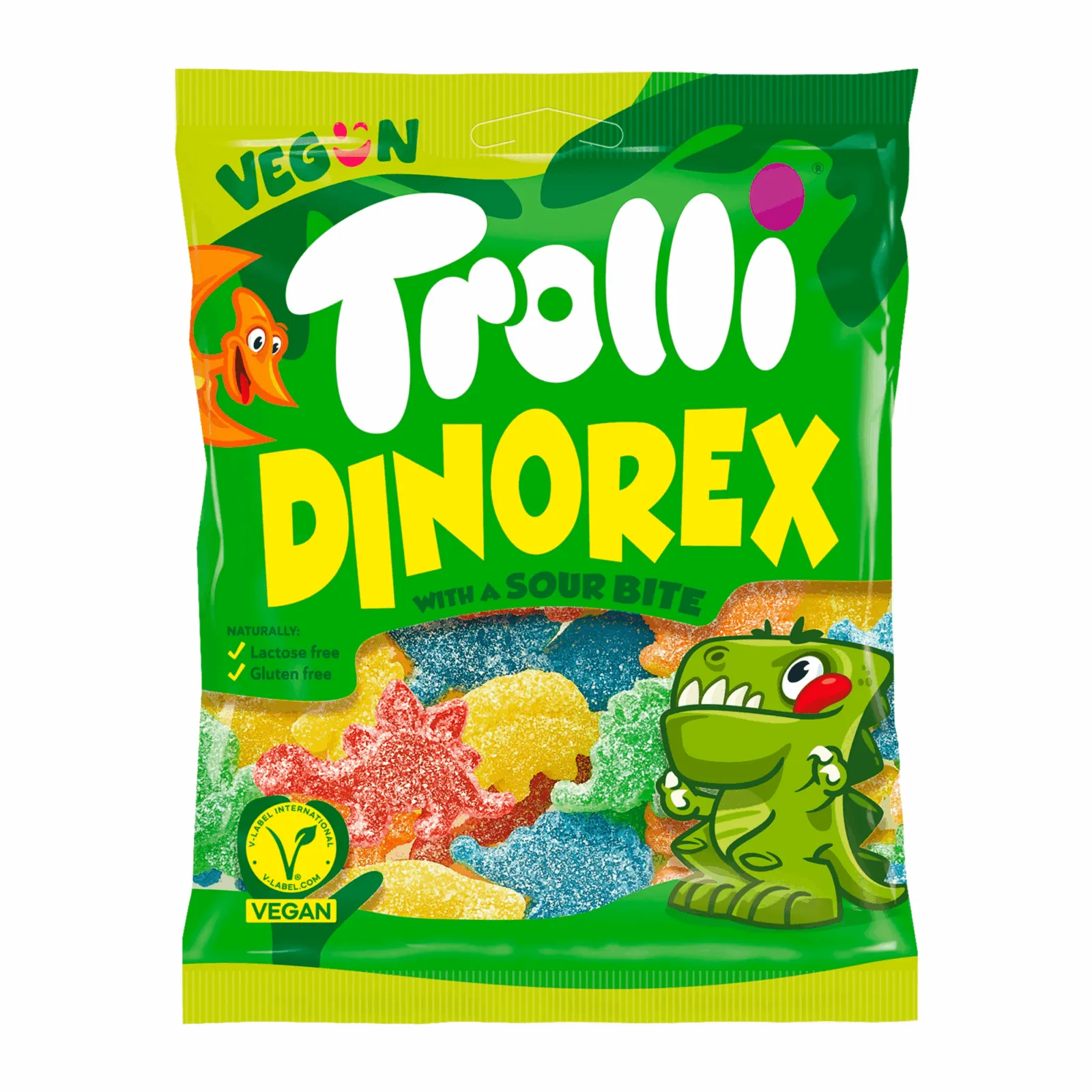 Trolli Dino Rex Veggie zakje (18x 200g) los zakje