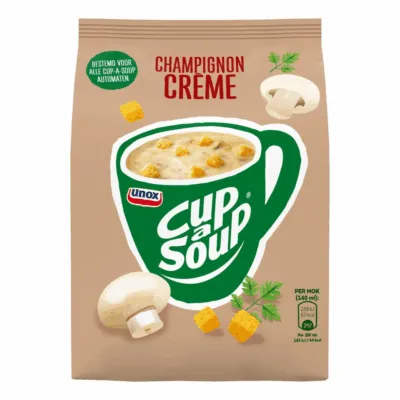 Unox Cup-a-Soup Vending Champignon Crème (4 zakken)