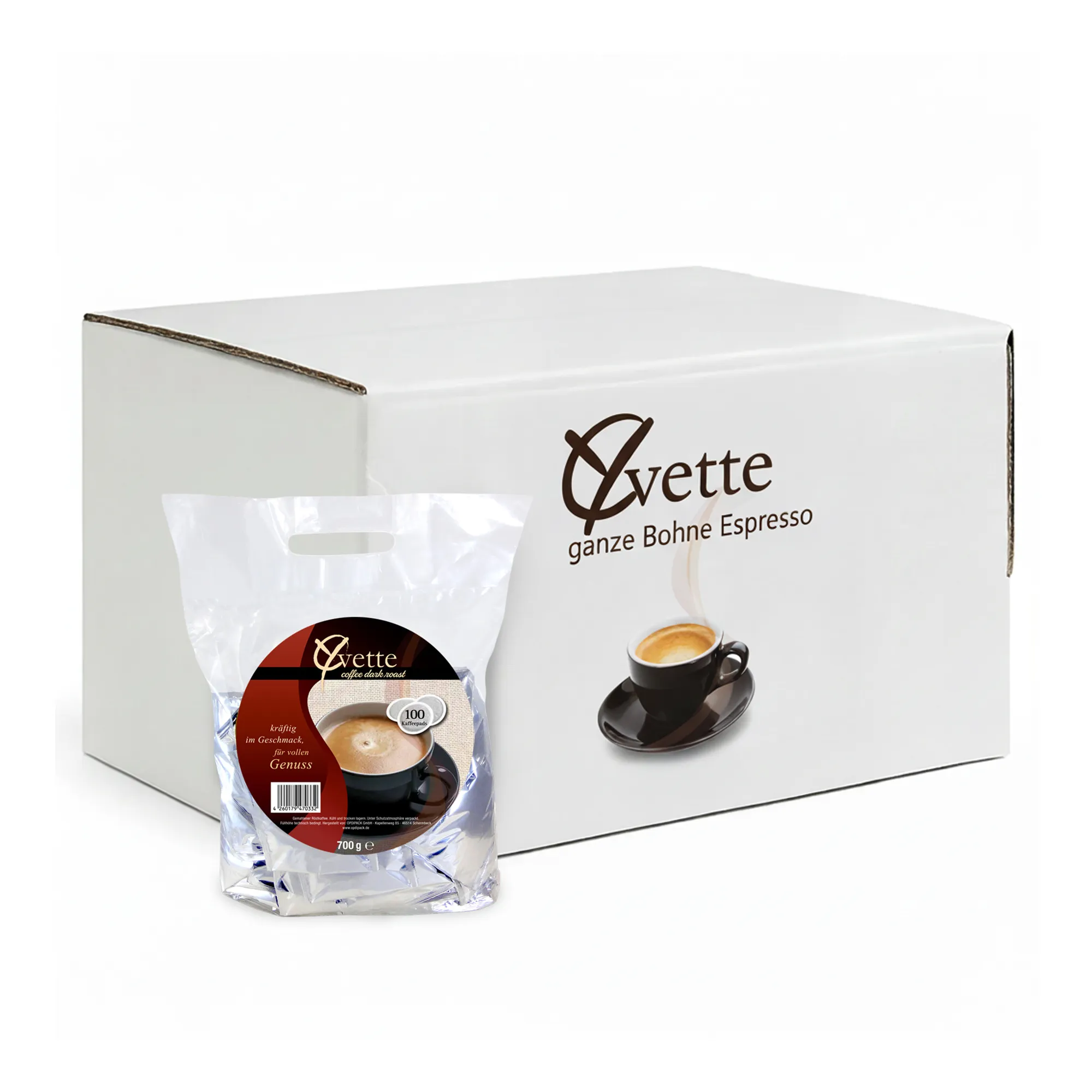Yvette Megabeutel Dark Roast (1000 pads)