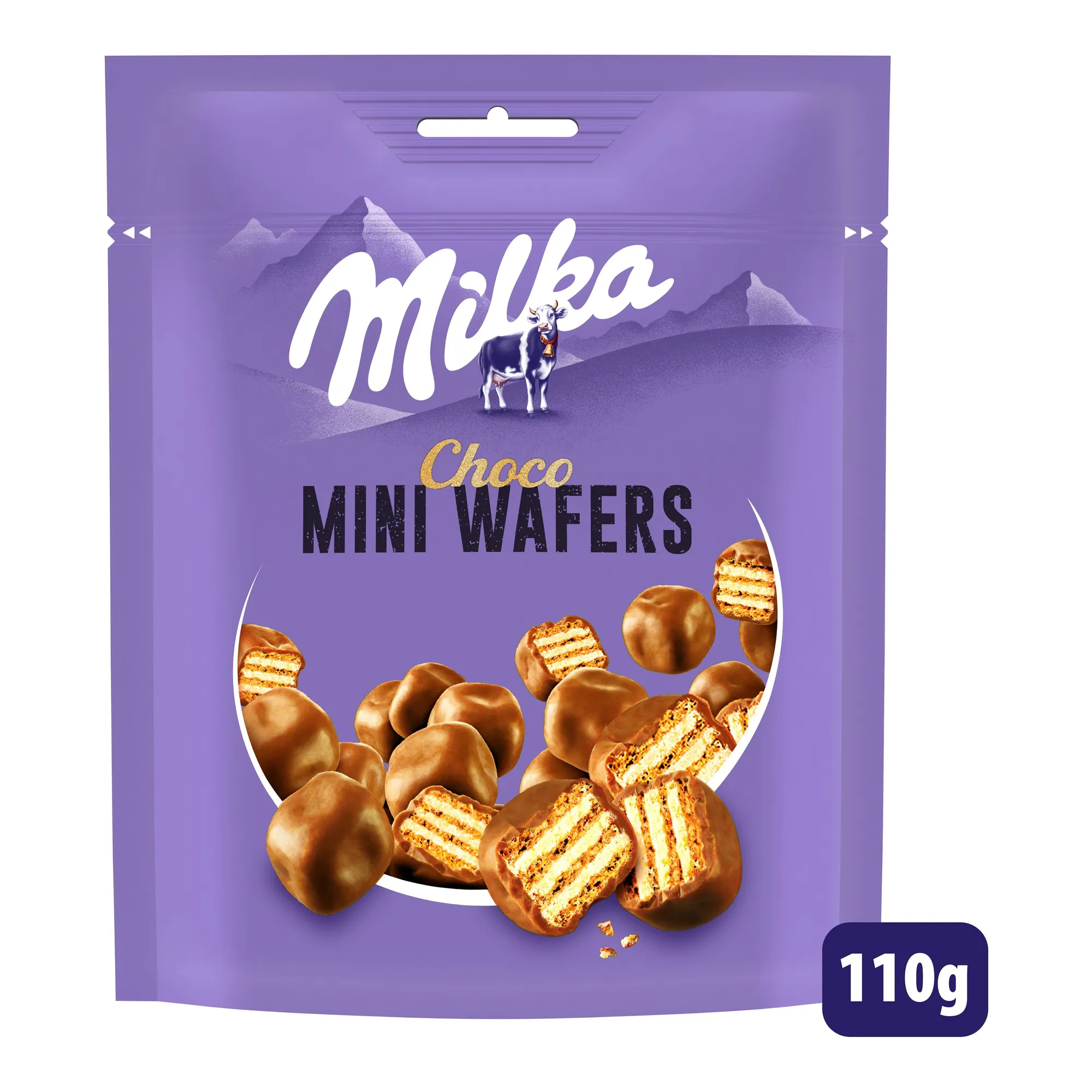 Milka Mini Wafers doosje (8x 110g)