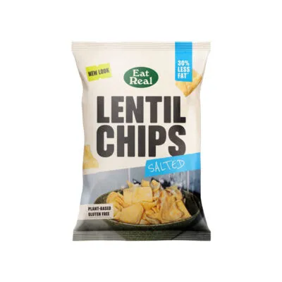 Eat Real Salted Lentil Chips (10x 95gr)