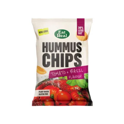 Eat Real Tomato & Basil Hummus Chips (10x 110gr)