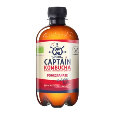 The gutsy captain kombucha pomegranate BIO (12x 400ml)