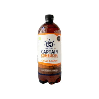 The Gutsy Captain kombucha ginger lemon bio (6x 1000ml)
