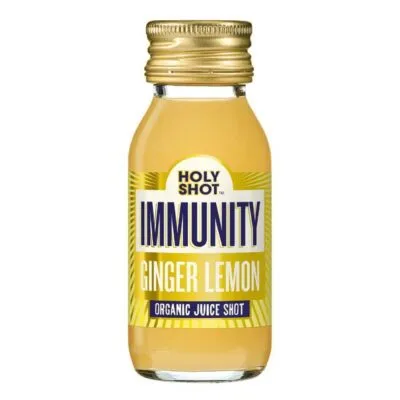 Holyshot immunity ginger lemon bio flesje (12x 60ml)