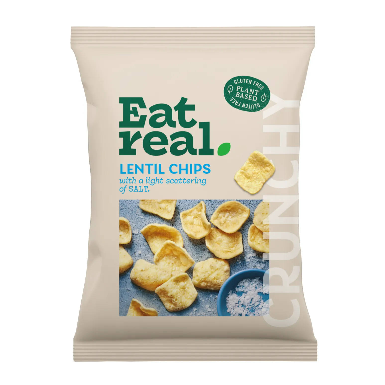 Eat Real Salted Lentil Chips (10x 95gr)