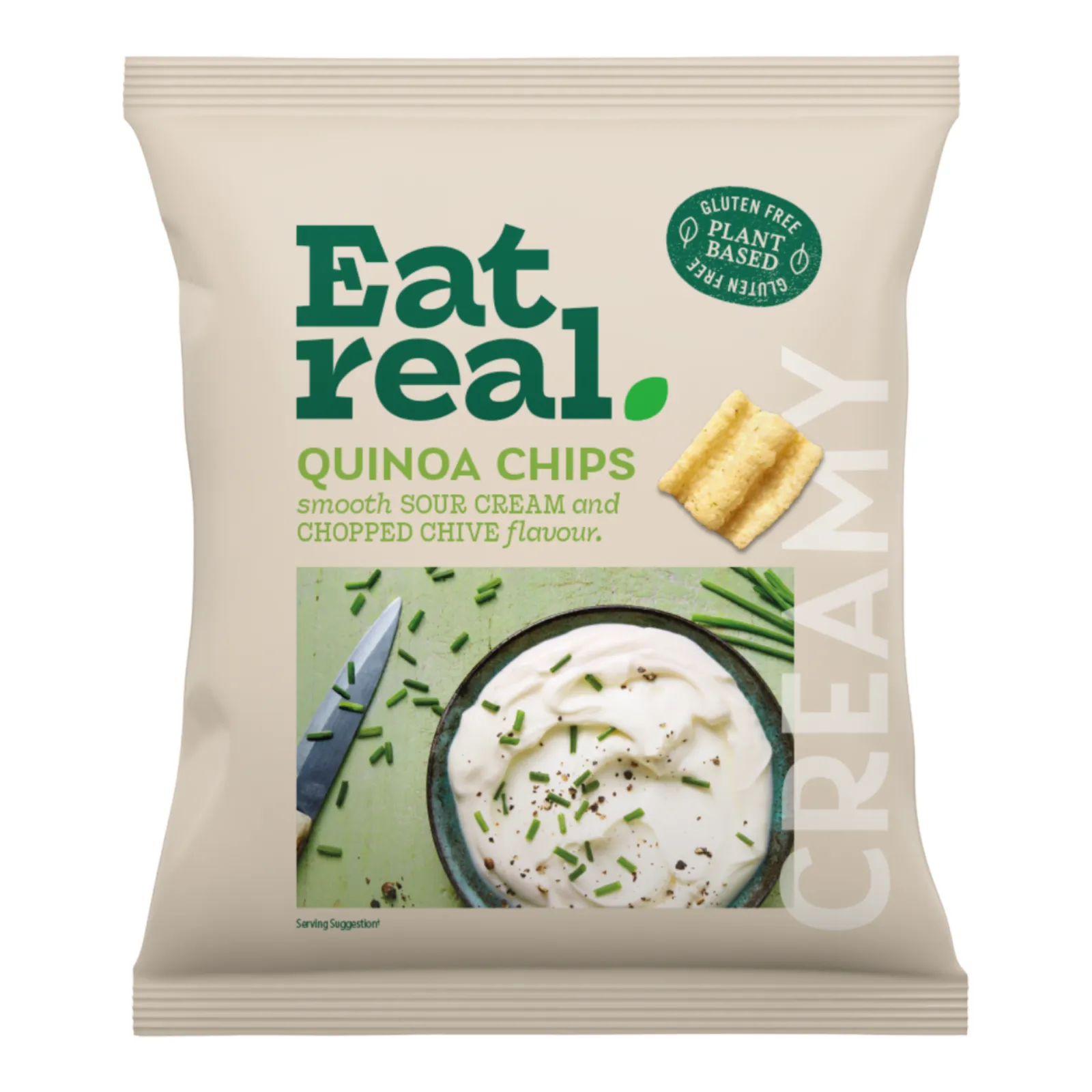Eat Real Sour Cream & Chives Quinoa Chip (10x 90gr)