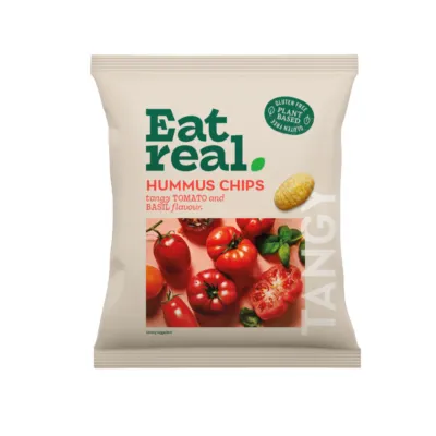 Eat Real Tomato & Basil Hummus Chips (18x 45gr)