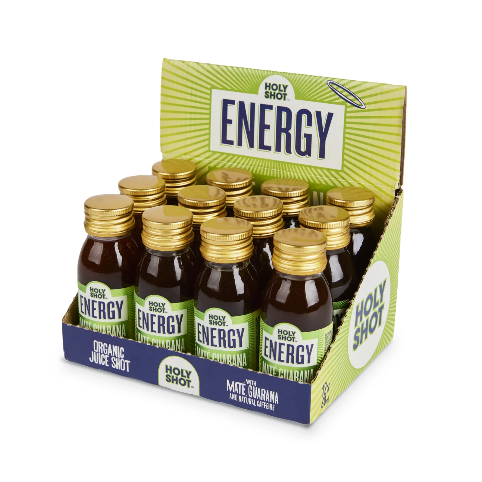 Holyshot Energy Mate Guarana BIO (12x 60ml) - Afbeelding 2