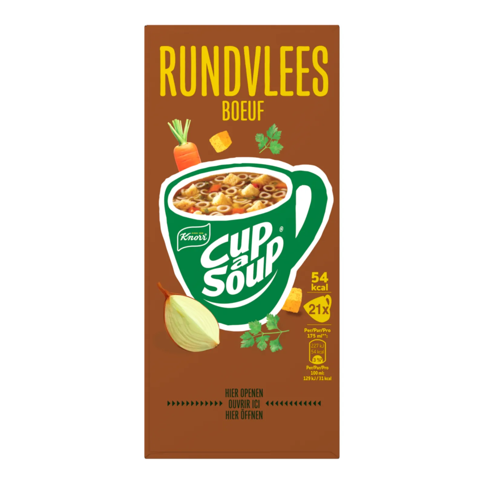 Knorr Cup-a-Soup Rundvlees (21x 175ml)