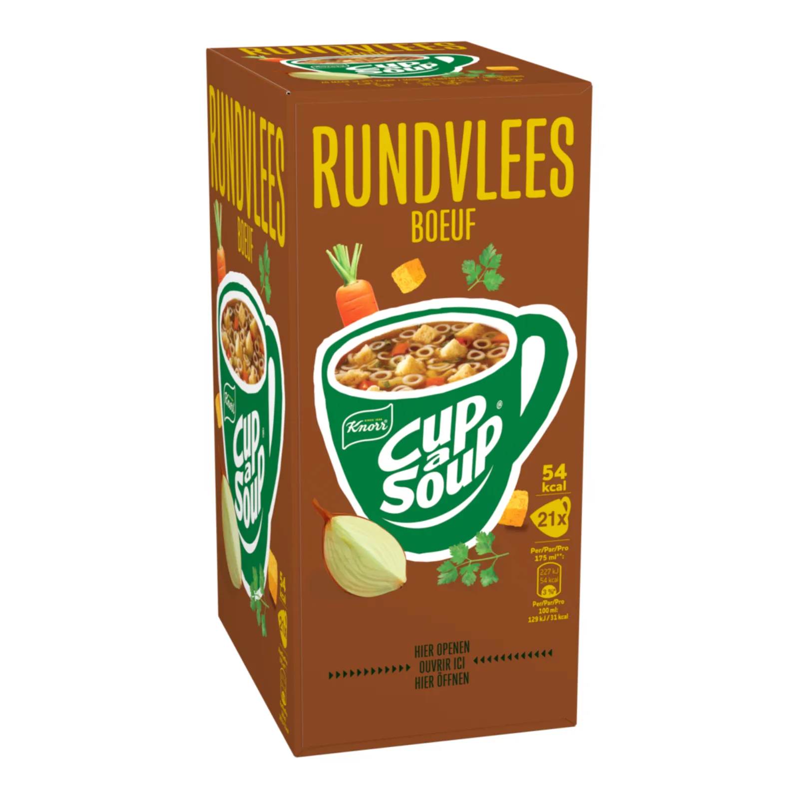 Knorr Cup-a-Soup Rundvlees (21x 175ml)
