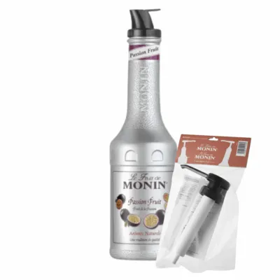 Monin Puree Passion Fruit + Pompje