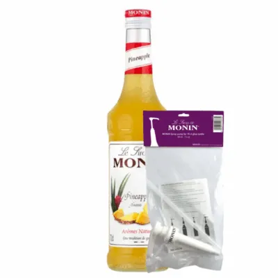 Monin Siroop Ananas (70 cl) + Monin Siroop Pompje (10ml)