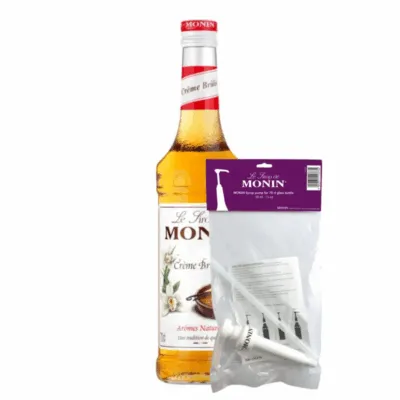 Monin Siroop Creme Brulee (70 cl) + Monin Siroop Pompje (10ml)