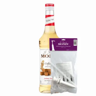 Monin Siroop Toffee Nut (70 cl) + Monin Siroop Pompje (10ml)