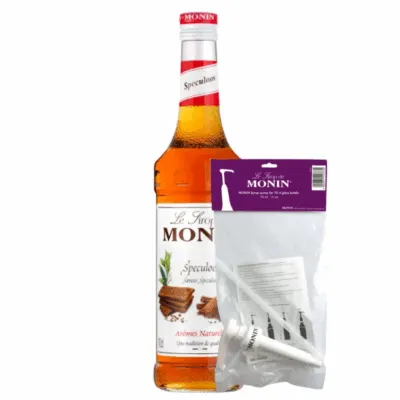 Monin Siroop Speculoos (70 cl) + Monin Siroop Pompje (10ml)