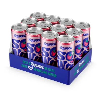 Sqweez Red Fruits blik (12x 250ml)