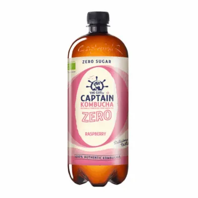 The Gutsy Captain Kombucha Zero Raspberry BIO (6x 1000ml)