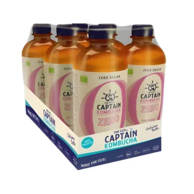 The Gutsy Captain Kombucha Zero Raspberry Bio (6X 1000ml)