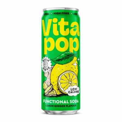 Vita Pop Soda Lemon Ginger (12x 33cl)