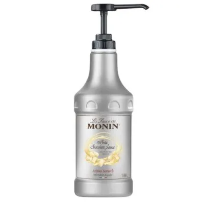 Monin witte chocolate topping 189cl