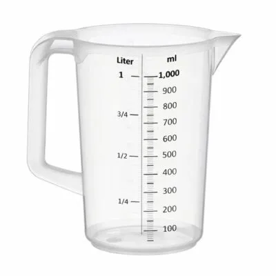 Maatbeker kunststof 1 liter