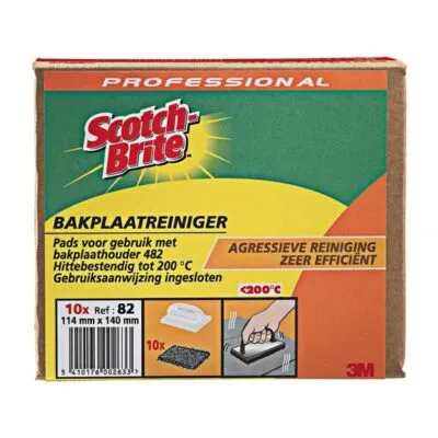 3M Scotch Brite 82 bakplaatreiniger pads 114x140mm a10