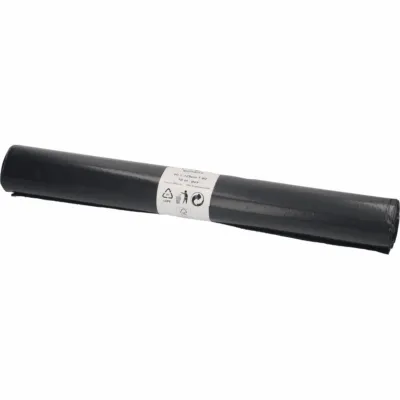 Afvalzak zwart 90x125 cm T60 rol (10 stuks)