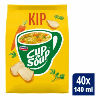 Knorr Cup-a-Soup Vendingzak Kip 40-porties voorkant
