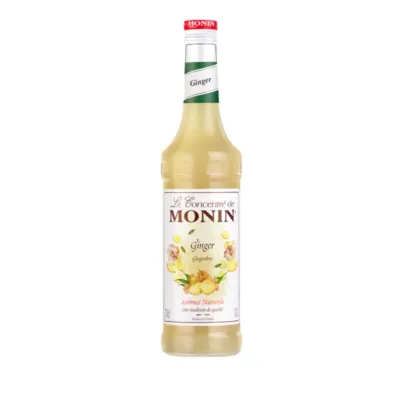 Gember ginger fles monin siroop voorkant geel