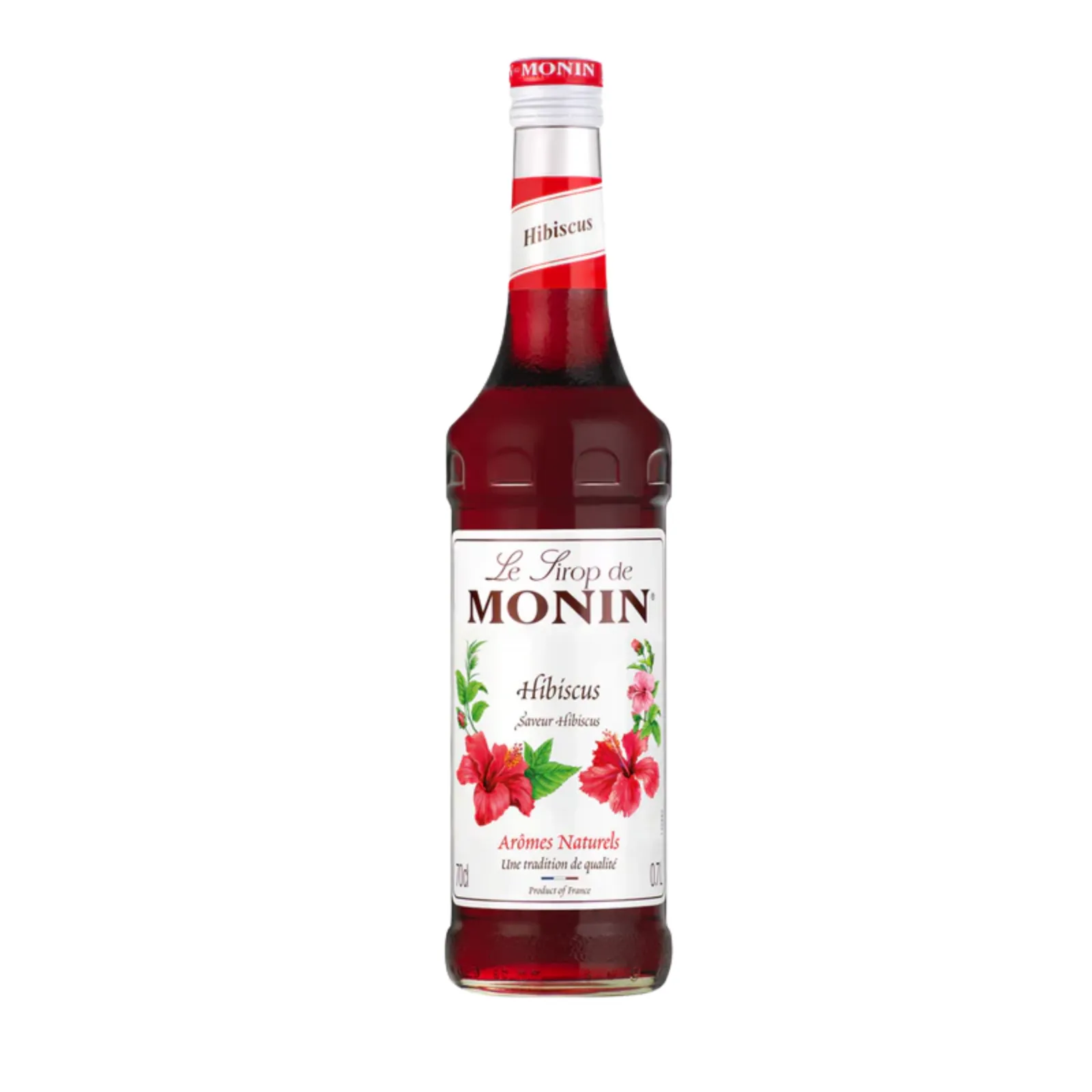 rode fles siroop monin voorkant