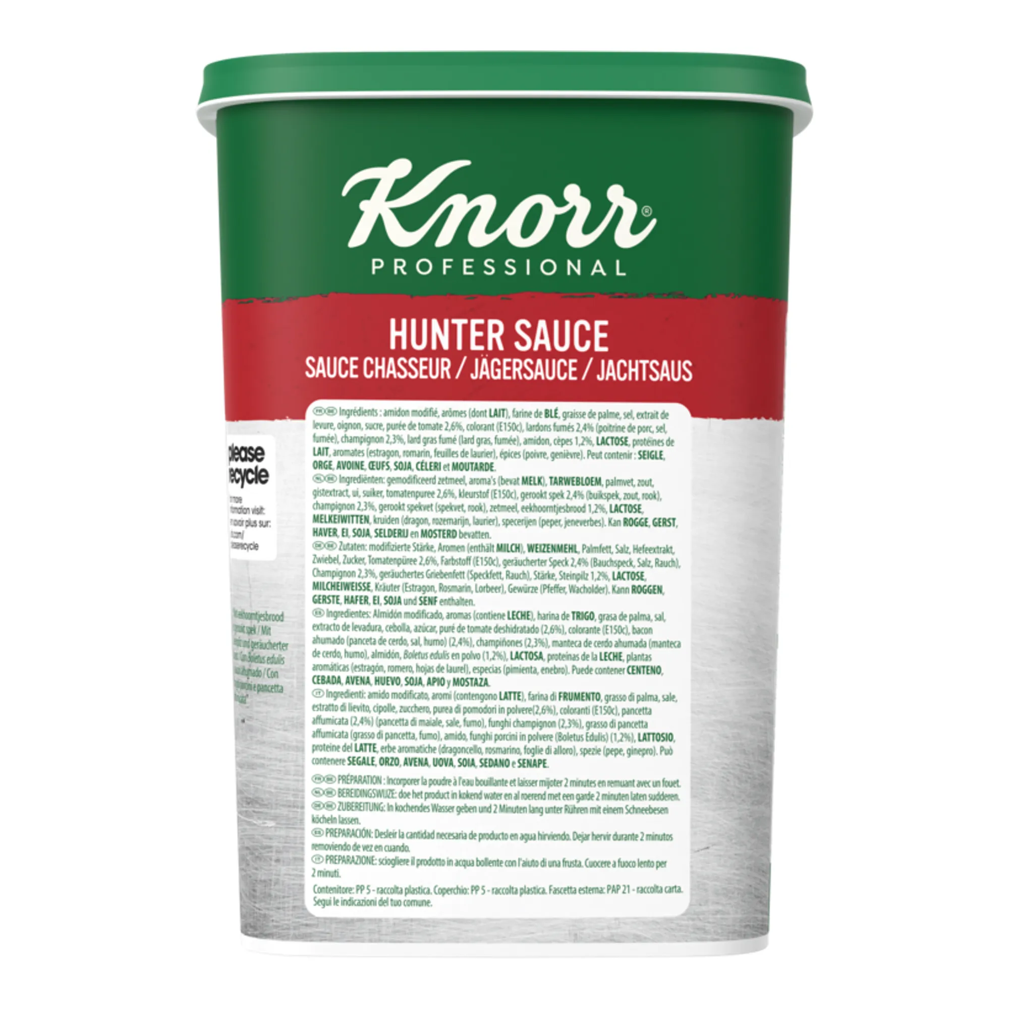 Knorr Professional Jachtsaus voor 10,8 liter (920g)